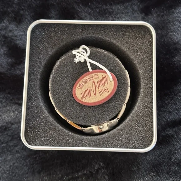 Fossil Women's Silver Watch with Pink Dial - Picture 2 of 3